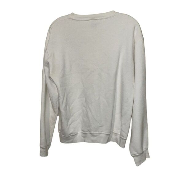 Russell Athletic Vintage 90s White Sweatshirt Adult Medium Made in USA - Picture 6 of 11